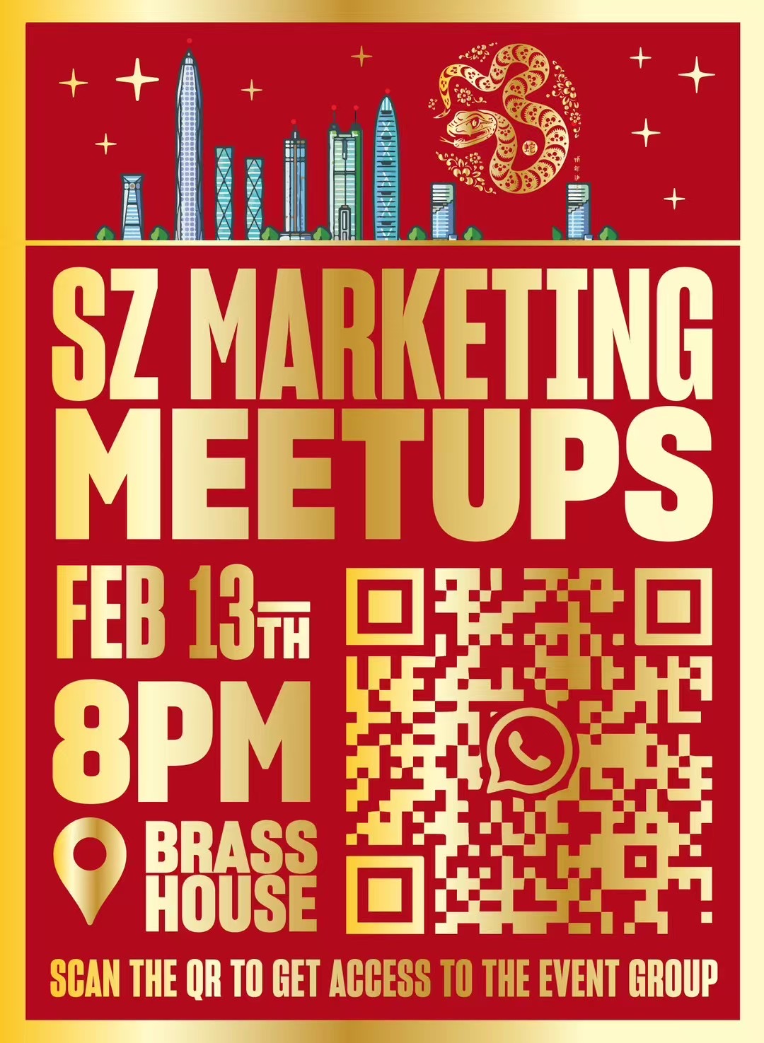 February 13th Meetup - Chinese New Year Snake Design